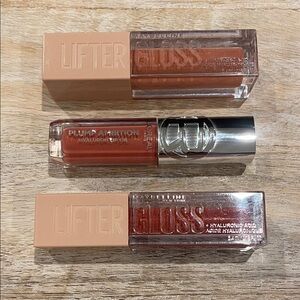 Maybelline Lifter Glosses + L'Oréal Plump Ambition Lip Oil Bundle